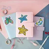 42 PCS DIY Diamond Painting Sticker Gem Sticker Crafts Kits (Butterfly Starfish)