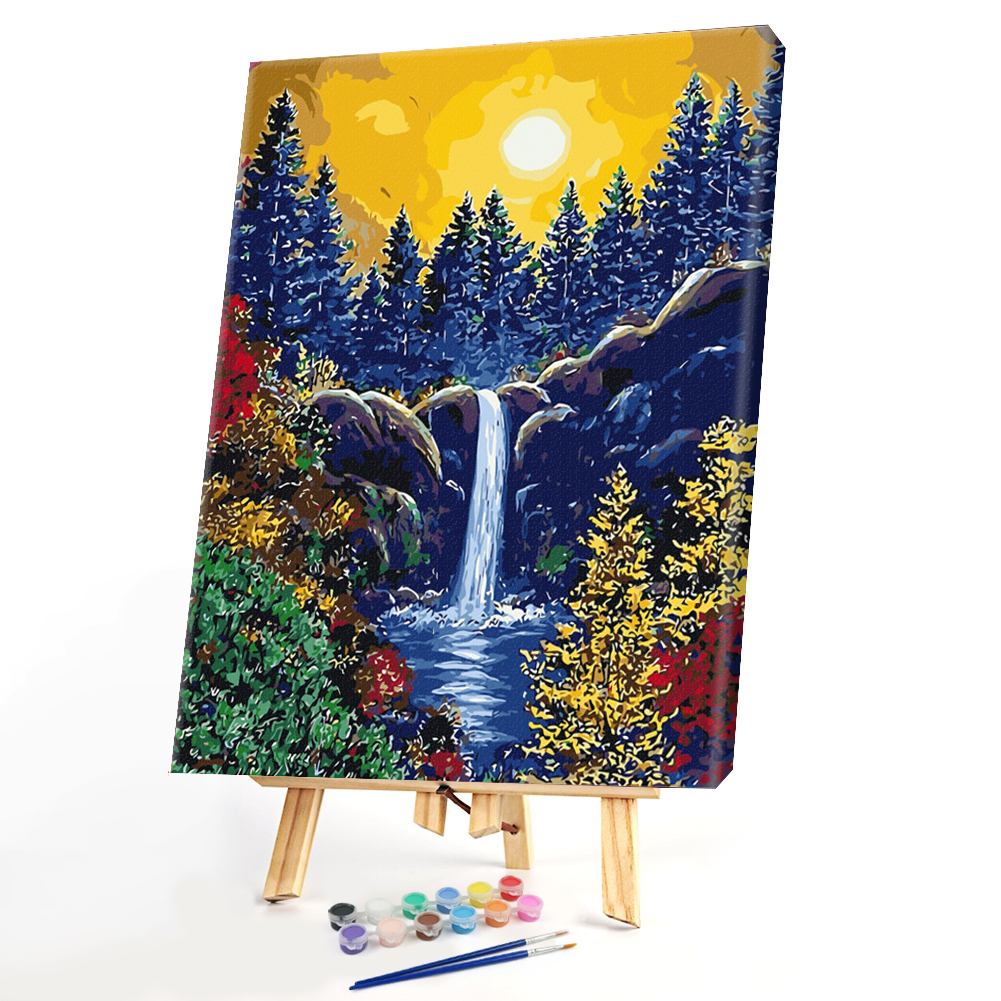 

40*50CM Paint By Numbers-Waterfall, 501 Original