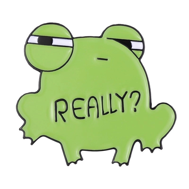 Cartoon Style Cute Pin Frog Alloy Plating Unisex Brooches