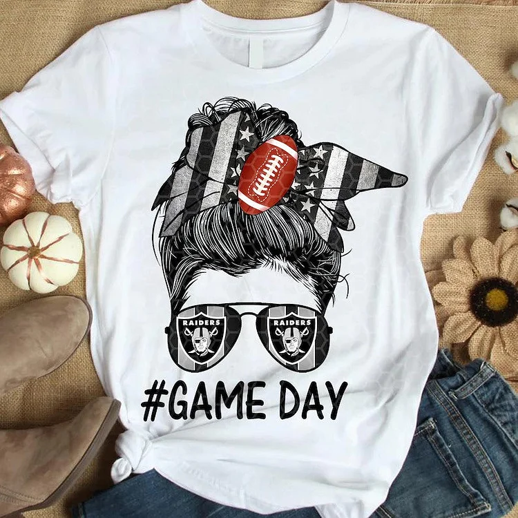 Las Vegas Raiders Women's White Relaxed T-Shirt