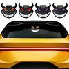 Demon Eye LED Car Window Warning Light Solar Panel Breathing Lamp