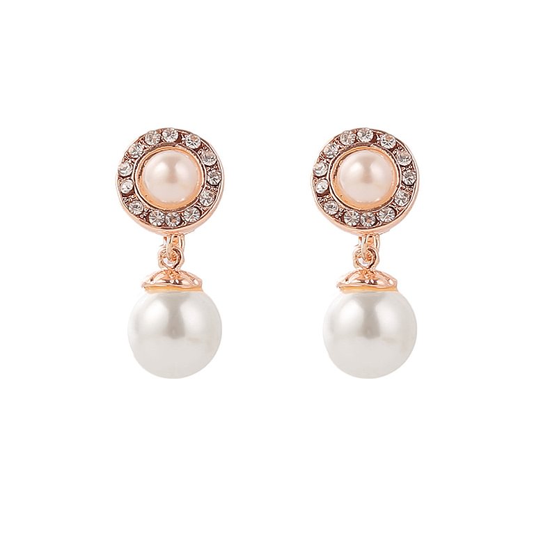1950s Pear Temperament Ear Clip Earrings