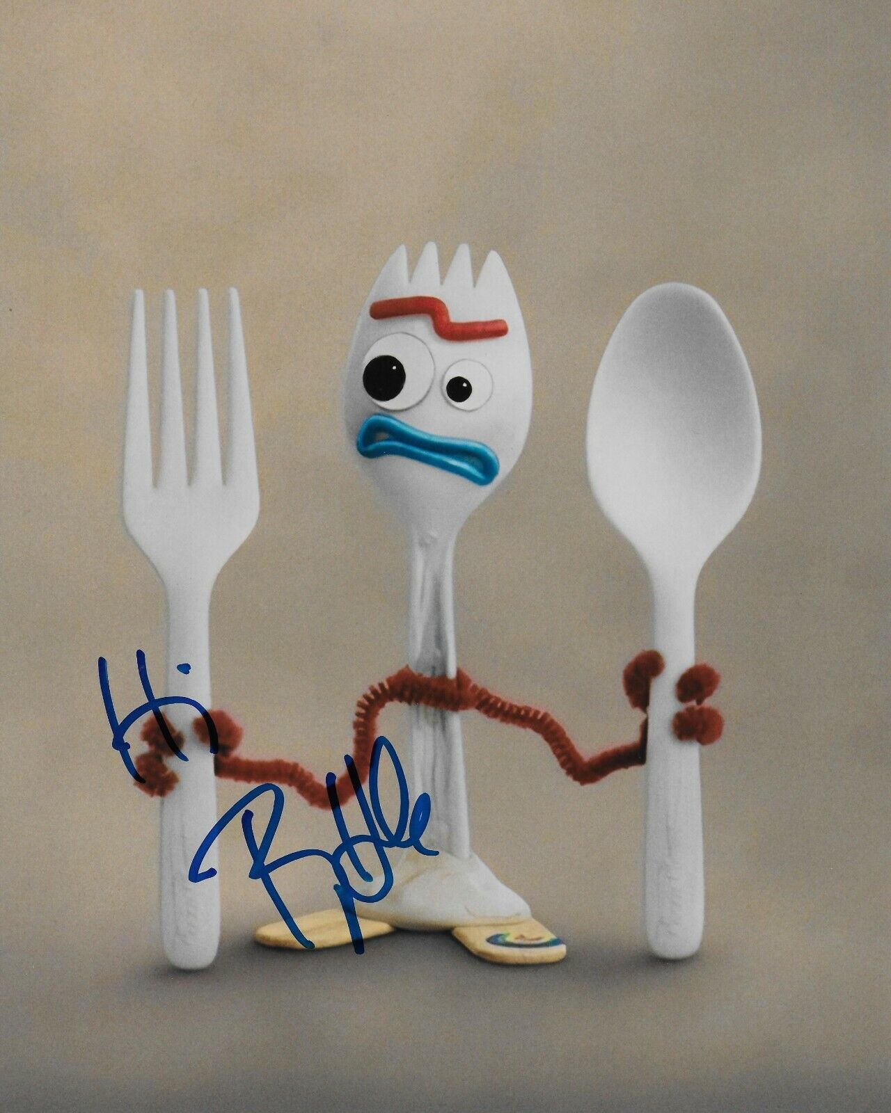 Tony Hale Toy Story Original Autographed 8X10 Photo Poster painting