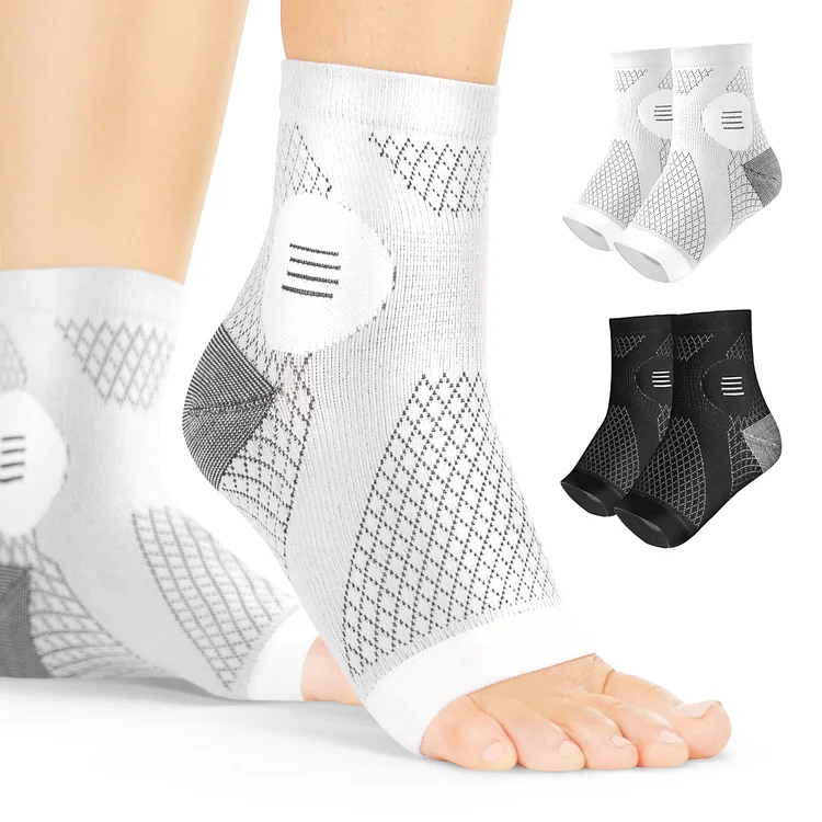 Ankle Compression Socks Support Sleeve – Foot Brace for Plantar Fasciitis, Tendonitis, Arthritis, Ankle Sprains