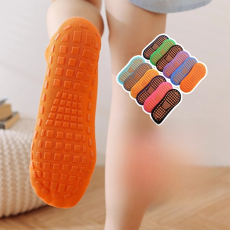 Factory Trampoline Socks Glue Dispensing Non-Slip Floor Foot Sock Children’s Playground Baby Early Education Adult Yoga Socks