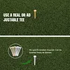 [US Local Warehouse] 5x5ft Thickening Golf Mat 35mm Artificial Hitting Training Mat Gifts for Men Dad