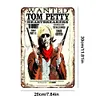 Tom Petty - Panneaux en &eacute;tain m&eacute;tallique(20*30cm/30*40cm) - Musique