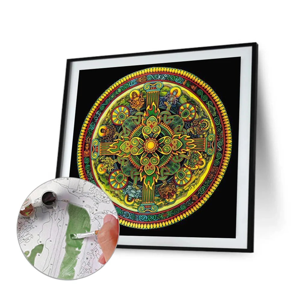 DIY Paint By Number 40*40cm - Mandala