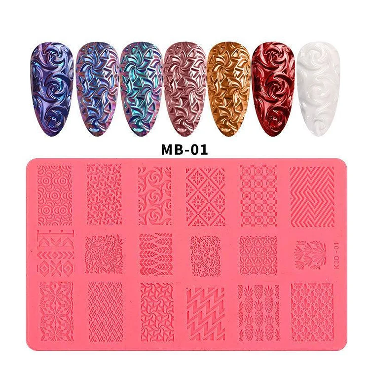4D Sculpture Nail Art Mold Set