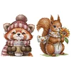 (2pcs) Four Seasons-14CT Stamped Cross Stitch 19*22cm(Bundle Sale)