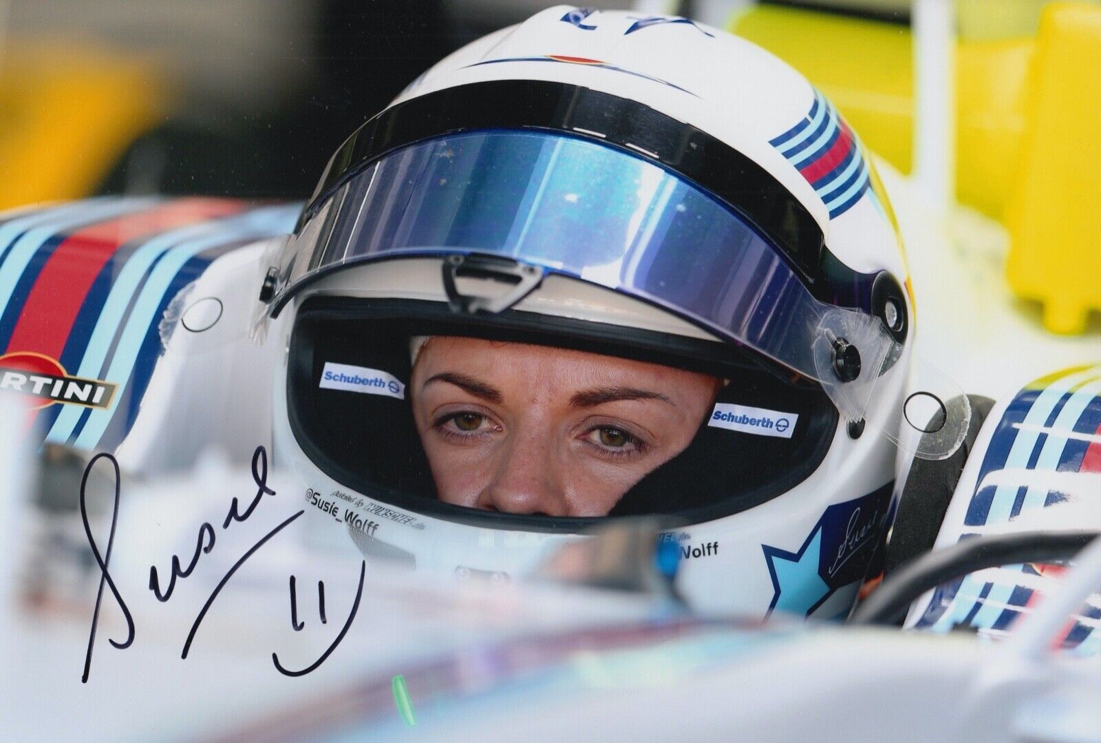 Susie Wolff Hand Signed 12x8 Photo Poster painting F1 Autograph Williams Racing 11