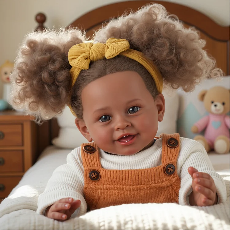 Babeside Laughing Reborn Baby Kelly 20'' African American Toddler Girl Healing of the Heart