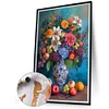 (US Local)Flower-Paint By Numbers Kit(40x60cm)