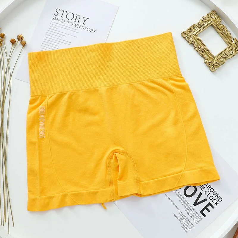 Seamless Panties Shorts Women Sexy Boxer Safety Underpants Female Cotton Breathable Briefs Slimming High Waist Ladies Lingerie