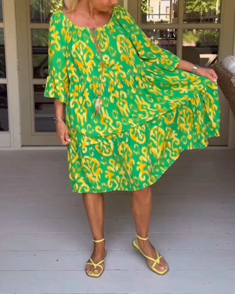 Zanaya - Relaxed Printed Dress