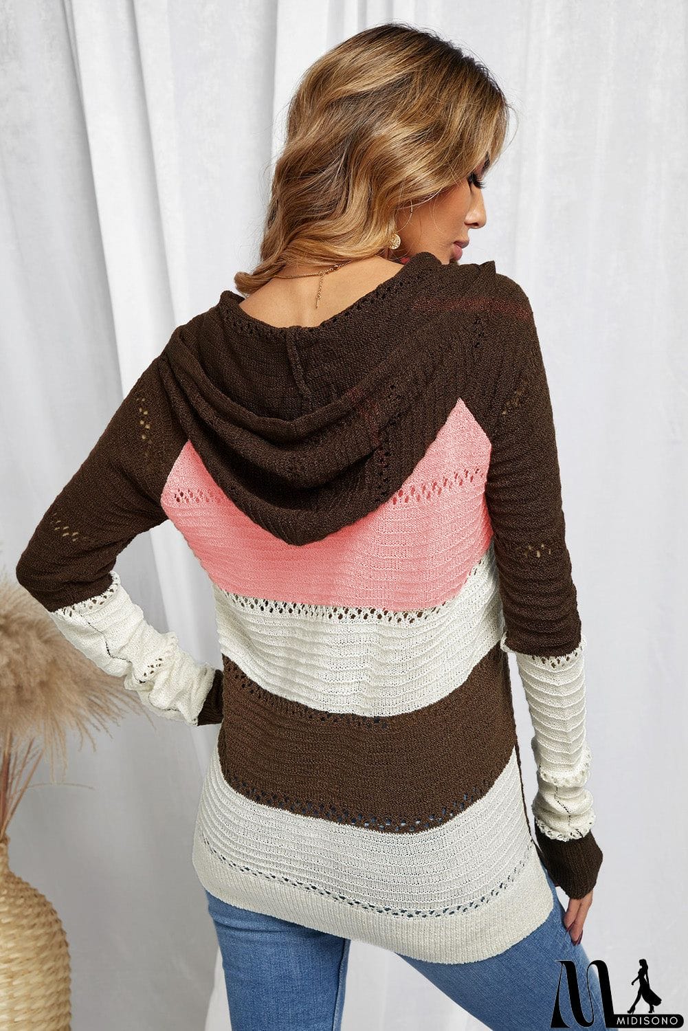 MidiSono - Classic Beach Bonfire Knitted Hoodie