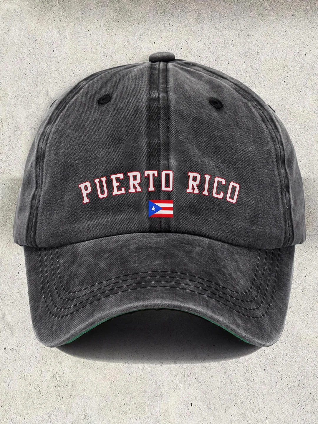 Puerto Rico Print Baseball Cap