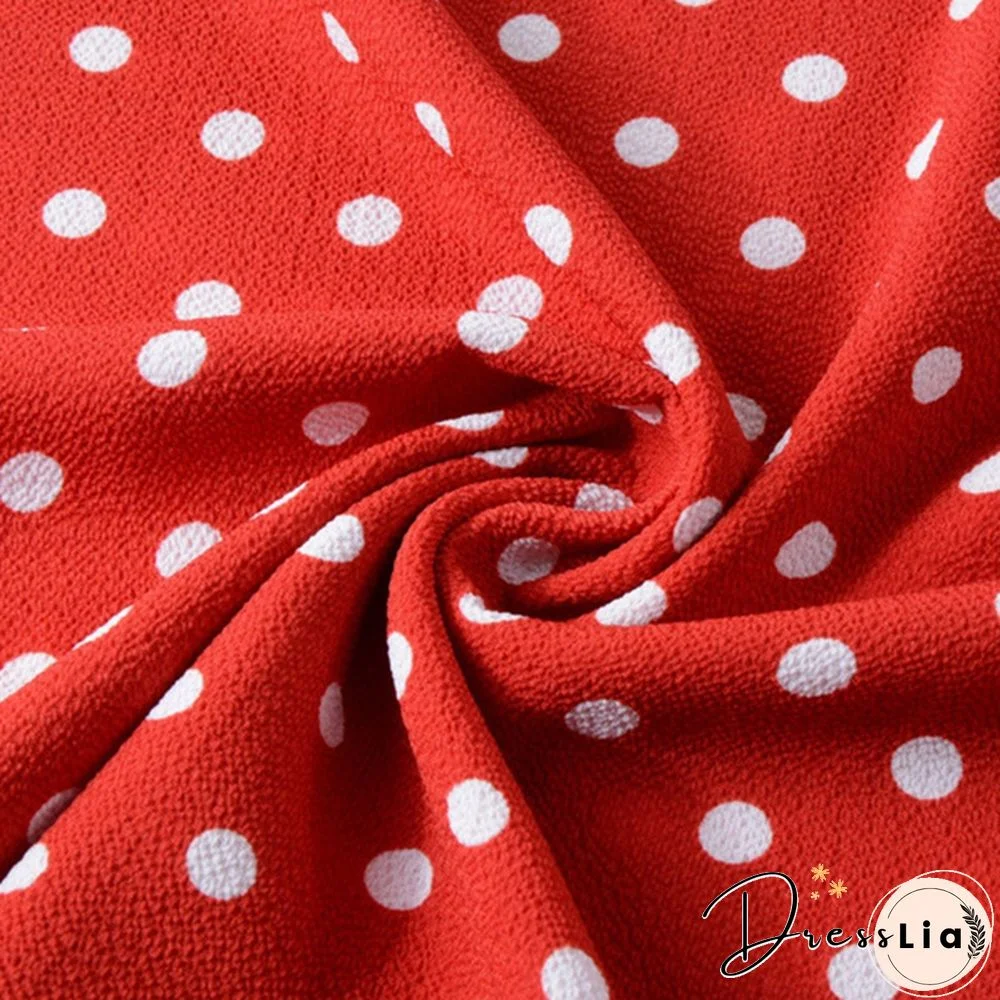 Women's Fashion Bohemian Skirt Chiffon Summer Print V-Neck Short-Sleeved Floral Dress