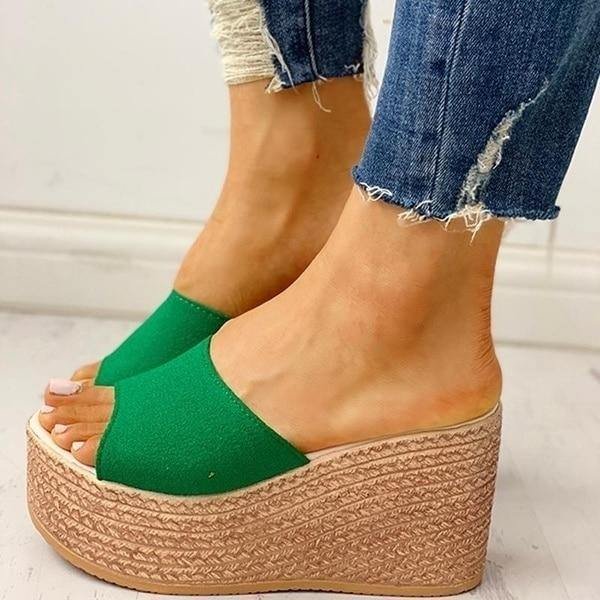 Fashion New Summer Women's Sandals Peep-Toe Shoes Woman High-Heeled Platfroms Casual Wedges For Women High Heels Shoes