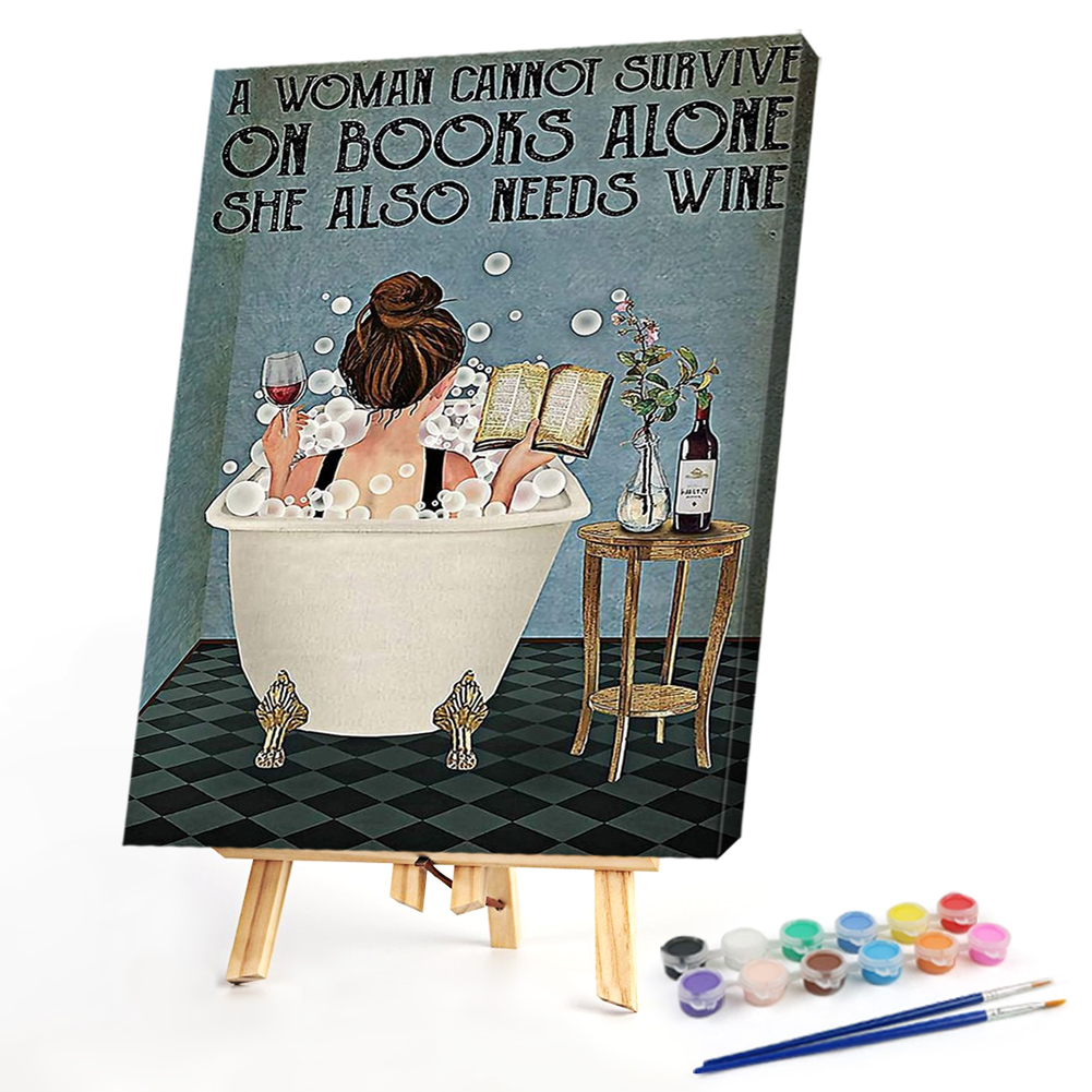 

40*50CM - Paint By Numbers - Bath Girl, 501 Original