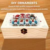 5D DIY Diamond Painting Handmade Wood Storage Box Crystal Storage Case (Chicken)