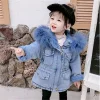 Kid Baby Girl Winter Denim Jacket Denim Coat