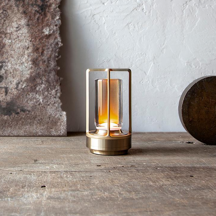 Angelo: Metal Lantern Crystal Table Lamp - Perfect Decorative Table Lamp, Create The Best Scene - Appledas