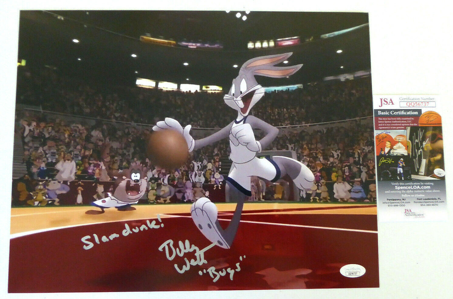 Billy West Signed 11x14 Photo Poster painting Autograph, Space Jam, Voice of Bugs Bunny, JSA COA