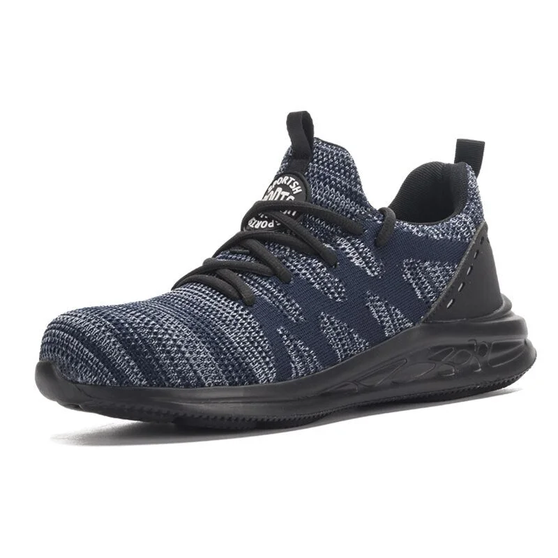 Lightweight Safety Work Shoes Stab Proof Security Boots Anti-Smashing Protective Working Outdoor Sneakers Men Breathable Shoes