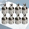 8Pcs Slotted Head Valve Stem Caps Leak-proof Car Tire Tool Cap Auto Repair Parts