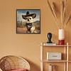 Diamond Painting-DIY Full Round Drill Cowboy Dog