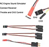 AMK RC Sound Kit 1 Set Engine Sound Simulator System for 1/10 1/8 Crawler Drift Truck Motorcycles Boat 144001 WPL D12 Sak-ura D5 SCX10 TRX4 (Single Channel)