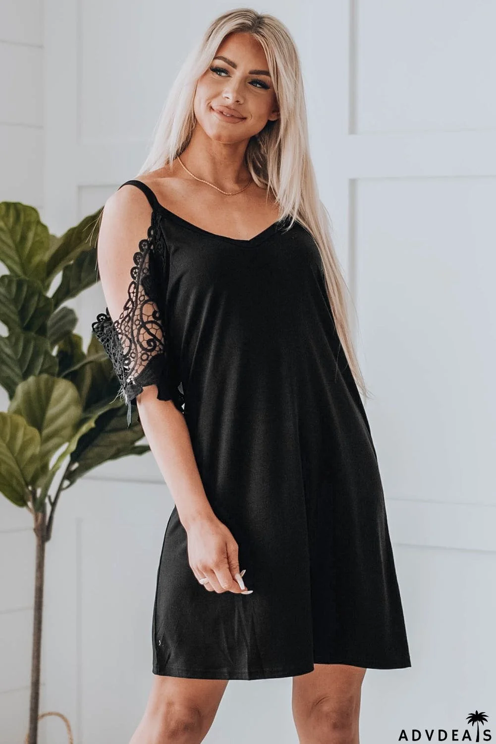 Cold Shoulder Mini Dress