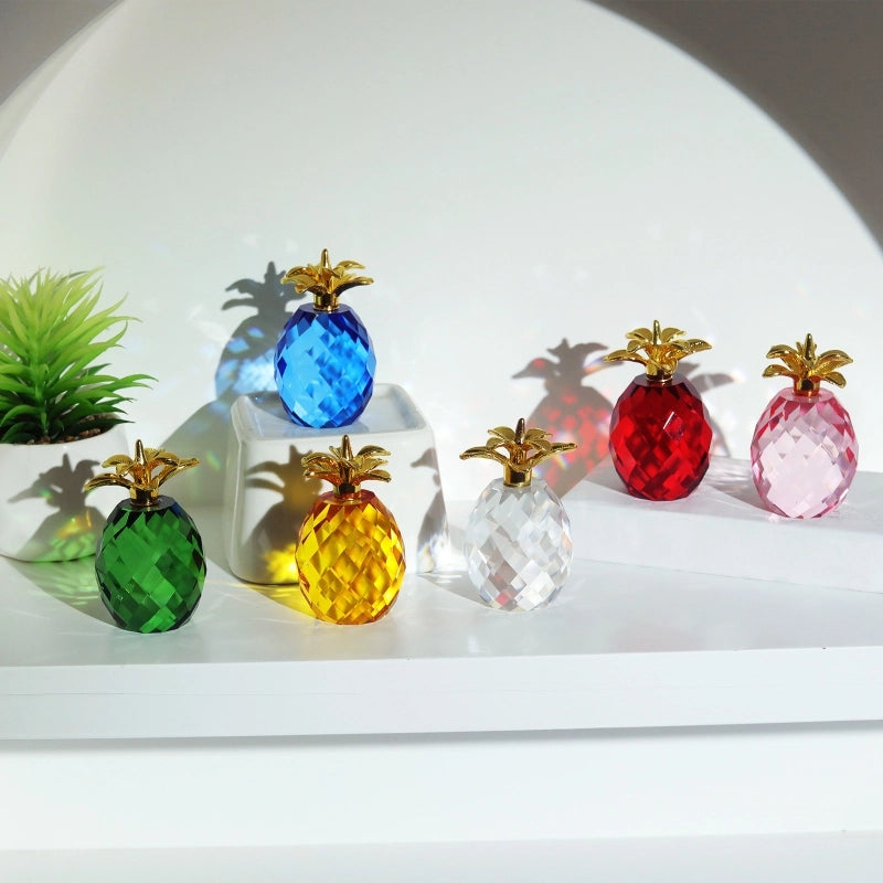 Minimalist Pineapple Crystal Crystal Ornaments Artificial Decorations