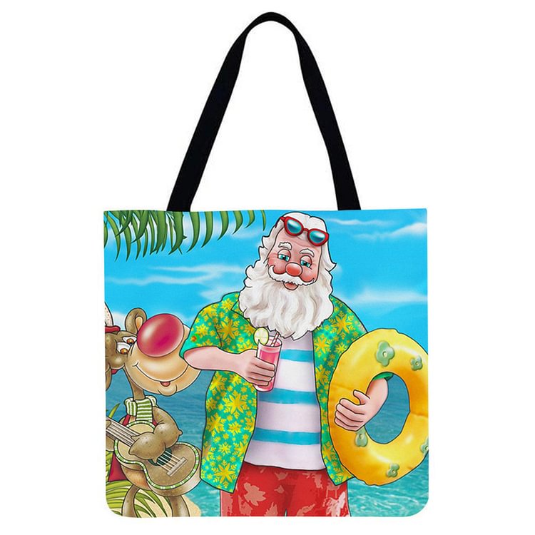 Cartoon - Linen Tote Bag