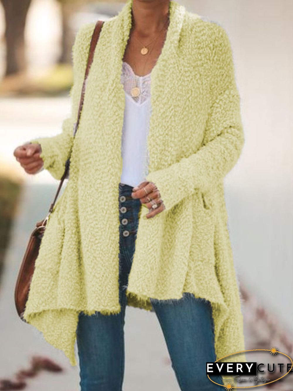 Women Casual Tops Tunic Plus Size Sweater Cardigan