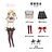 [Wetrose] In Stock Tomoe Mami Sakura Kyouko Miki Sayaka Cosplay Costume Mahoushoujo Magic Girl Dress Anime School Uniform Madoka