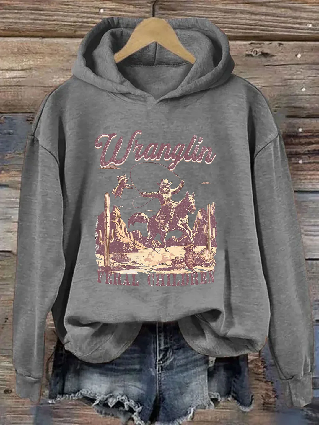 Wranglin Feral Kids Hoodie