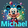 Mickey - DIY Personalisiert Disney Namen Voller Diamant Malerei