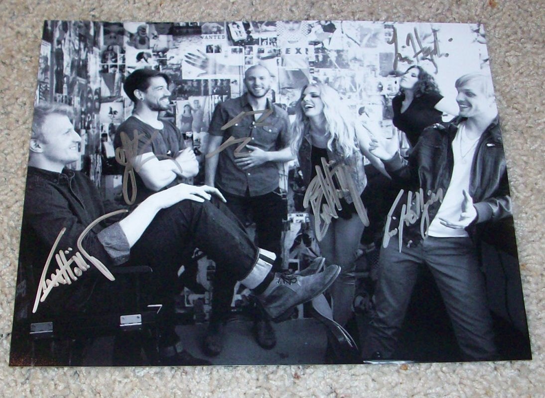 DELTA RAE SIGNED AUTOGRAPH 8x10 Photo Poster painting C w/PROOF BY ALL 6 BRITTANY HOLLJES +5