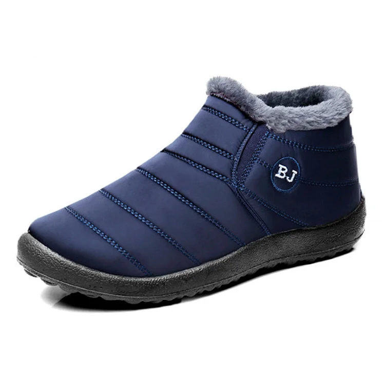 Waterproof Umbrella Cloth Snow Boots Men'S And Women'S Winter Cotton Shoes