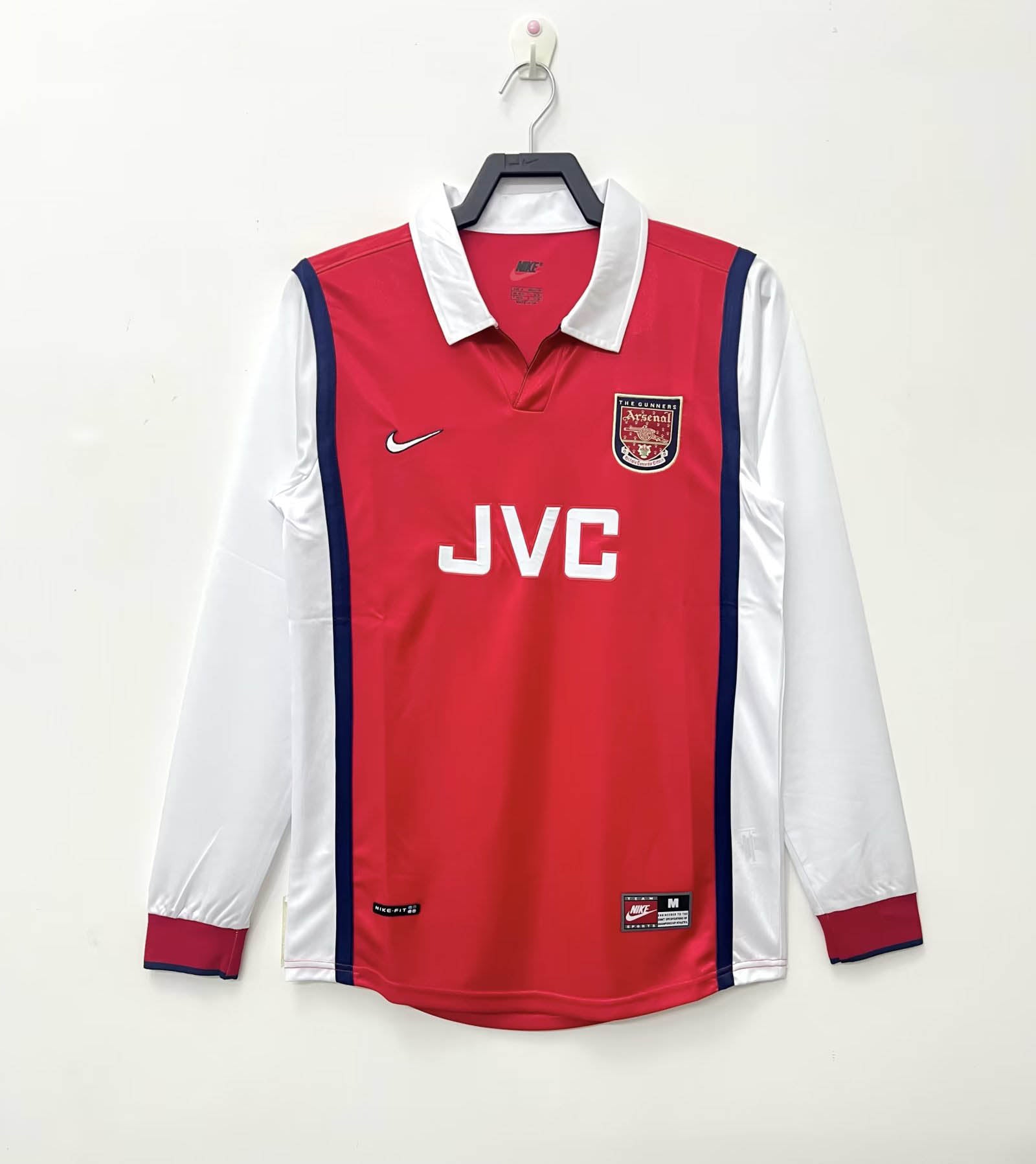 1998/1999 Retro Long Sleeve Arsenal Home Football Shirt 1:1 Thai Quality mysite