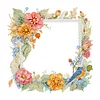 Flower Bird Diamond Painting Picture Frame Kit Photo Frame Bedroom Table Decor