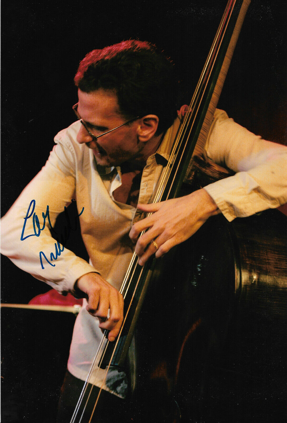 Larry Grenadier Jazz signed 8x12 inch Photo Poster painting autograph