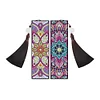 Diamond Painting-DIY 2pcs Leather Bookmark Mandala Tassel Crafts