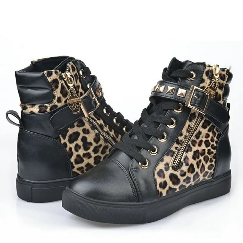 Canvas shoes woman 2020 new women shoes fashion zipper wedge women sneakers high help solid color ladies shoes tenis feminino