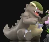 1/20 Scale World Zukan Kangaskhan - Pokemon Statue - Wonder Studio
