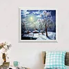 Diamond Painting-5D Full Round Drill Snow Scenery