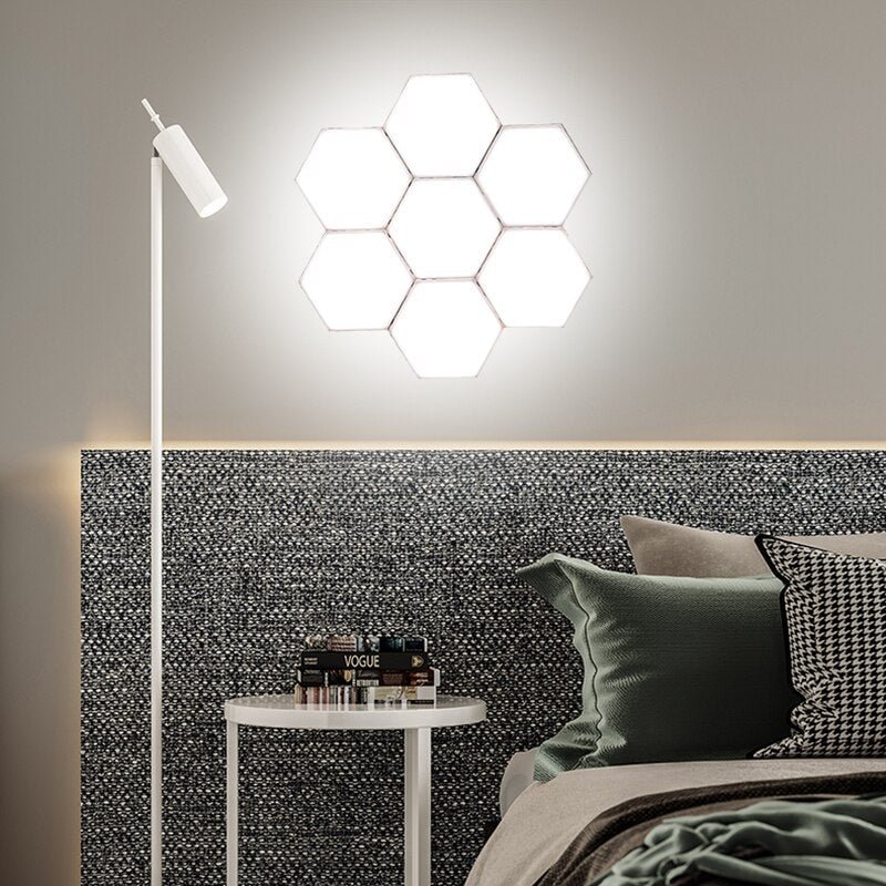 Modern Quantum Lamp Touch Sensitive Lighting LED Night Light Magnetic Hexagons Decor Light Magnetic Lamp for Restaurant Children