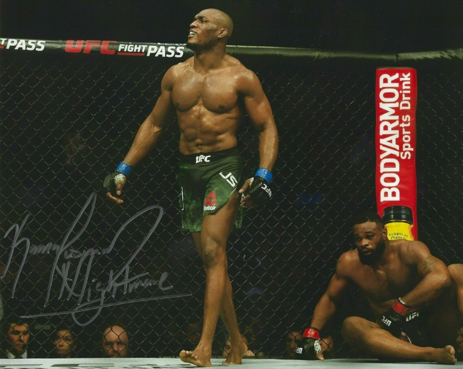 Kamaru Usman Autographed Signed 8x10 Photo Poster painting ( UFC ) REPRINT